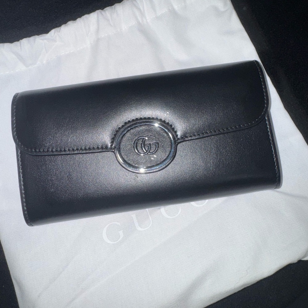 Gucci Black Leather Women's Wallet